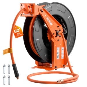 VEVOR 3/8" x 50' Retractable Air Hose Reel