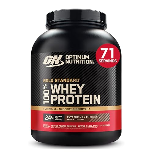 Optimum Nutrition Gold Standard Whey Protein Extreme Milk Chocolate 5 LB Deal