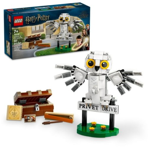 LEGO Harry Potter Hedwig at 4 Privet Drive Building Kit, 337 Pieces