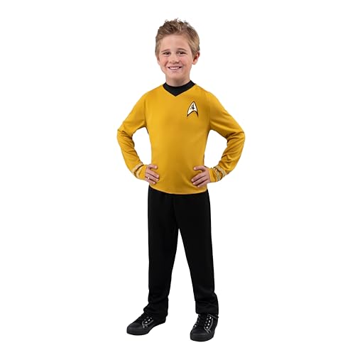 Star Trek Captain Kirk Official Youth Halloween Costume, Small
