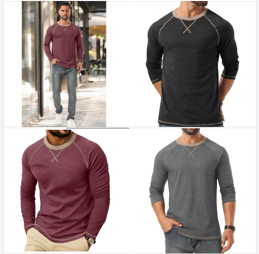 Cotton Long Sleeve T-Shirts 