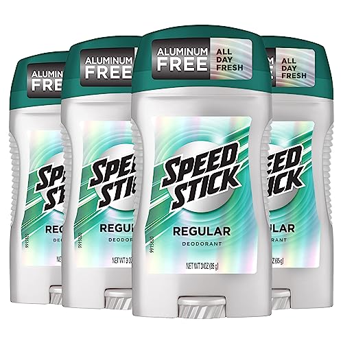 Speed Stick Aluminum Free Men's Deodorant 4-Pack 3-Oz Deal