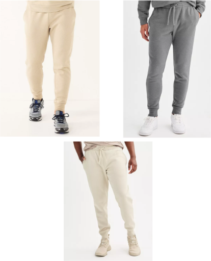Tek Gear Men's Ultra Soft Fleece Midweight Joggers (3 Colors; Sizes L, XL, XXL) Deal