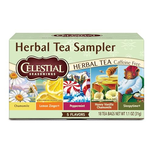 Celestial Seasonings Herbal Tea Sampler 18-Count