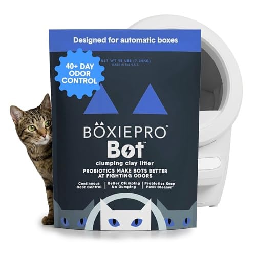 BoxiePro Bot Probiotic Cat Litter for Automatic Litter Boxes, 40+ Day Odor Control Deal