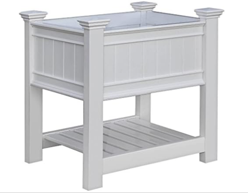 Cambridge Raised Garden White (24"D x 36"W x 35.38"H)