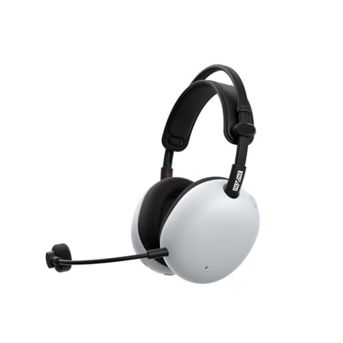 Sony INZONE H9 II Wireless Noise Canceling Gaming Headset w/ WH-1000XM6 Drivers & Detachable AI Mic (White)