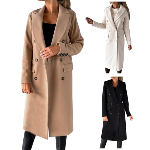 Double Breasted Jacket Thicken Peacoat Deal