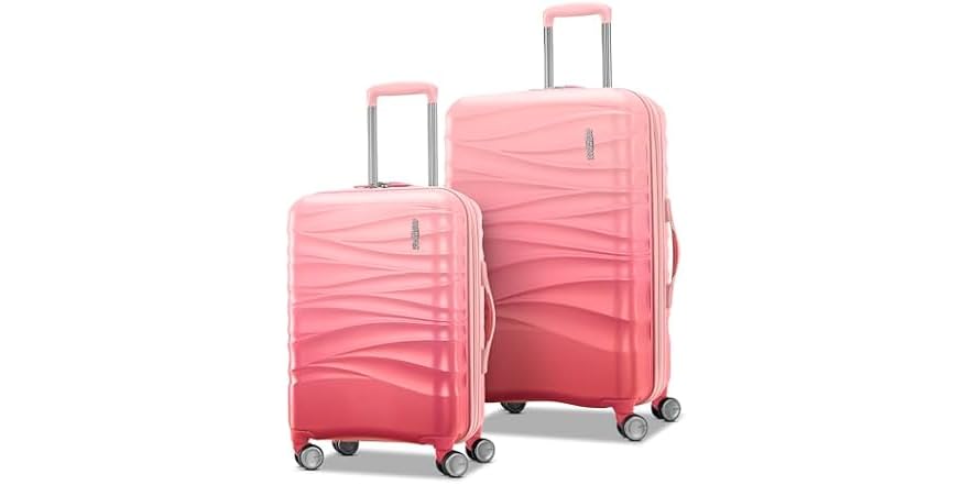 American Tourister Cascade Hardside Luggage with Spinner Wheels 2PC SET 20/24 Deal