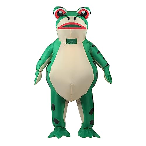 BabyFoxy Adult Inflatable Frog Costume with Air Pump