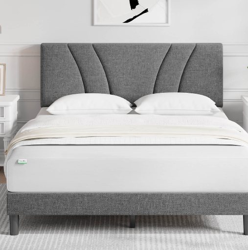 Classic Luxe Bed Frame with Adjustable Headboard