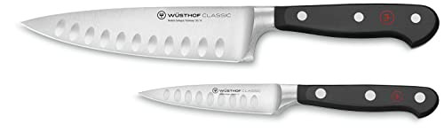 2-Piece Wüsthof Classic Hollow Edge Chef's Knife Set (6" & 3.5")