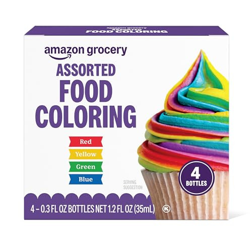 Assorted Food Coloring 1.2 Fl Oz 4-Pack