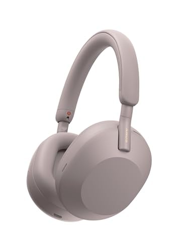 Sony WH-1000XM5 Premium Noise Cancelling Wireless Headphones, Smoky Pink Deal