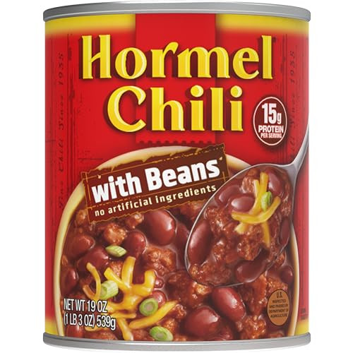 Hormel Chili with Beans 19 Ounce (Pack of 12)