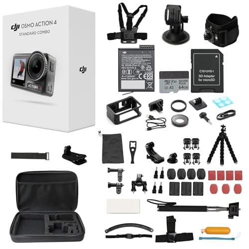 DJI Osmo Action 4 Waterproof Action Camera Bundle