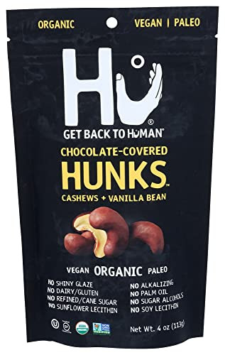 Hu Organic Chocolate-Covered Hunks Cashews 4-Oz