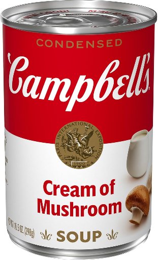 Campbell's Condensed Cream of Mushroom Soup, 10.5 oz Can