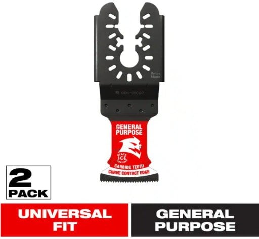 DIABLO 1-1/4" AMPED Demo Demon Universal Carbide Oscillating Tool Blades 2-Pack Deal