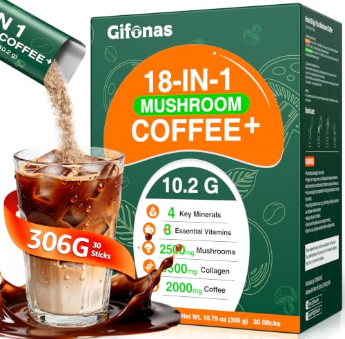 Mushroom Coffee with 5500mg Collagen Peptides