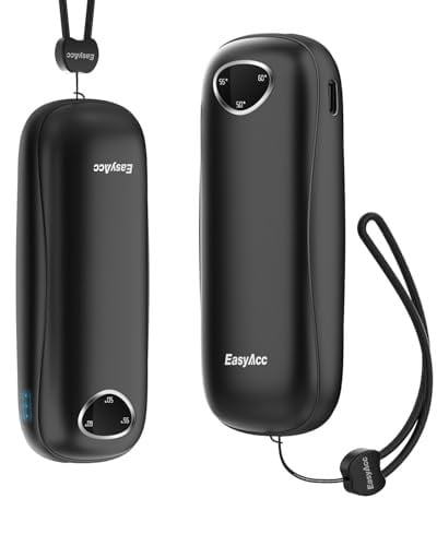 EasyAcc 10000mAh Rechargeable Hand Warmers 2-Pack