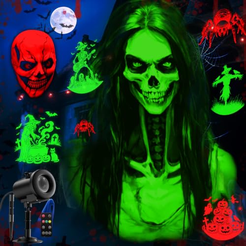 Nagudenfo 12-in-1 Outdoor Halloween Projector