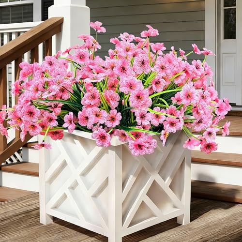 Satefello UV Resistant Artificial Flowers 20-Bundles Deal