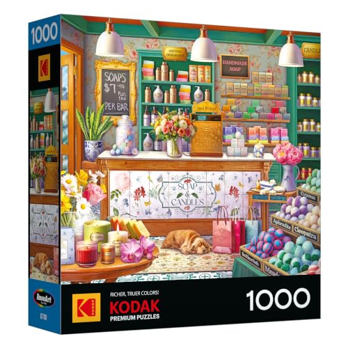 RoseArt Kodak Premium Soap & Candle Shop 1000-Pc Jigsaw Puzzle Deal