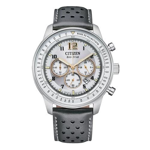 CITIZEN Men's Eco-Drive Sport Casual 44mm Stainless Steel CA4500-24H Deal