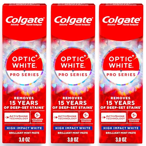 Colgate Optic White Pro Series High Impact White Toothpaste 3-Pack 3.0 oz Deal