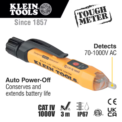 Klein Tools Non-Contact Voltage & GFCI Receptacle Premium Test Kit