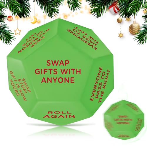 Santa Swap Gift Exchange Dice for Christmas Parties
