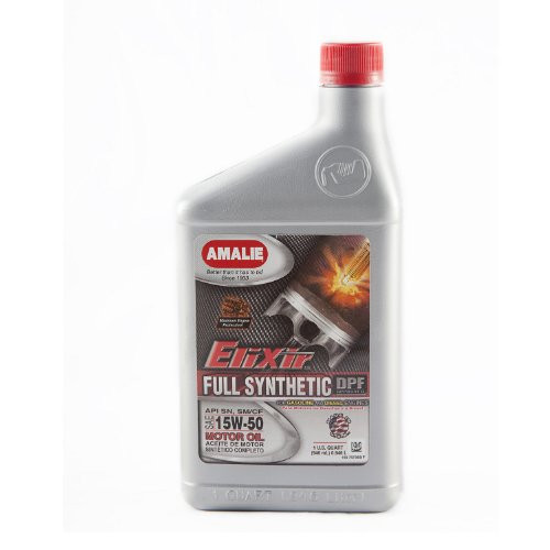Amalie Elixir 15W-50 Full Synthetic Motor Oil 1-Qt