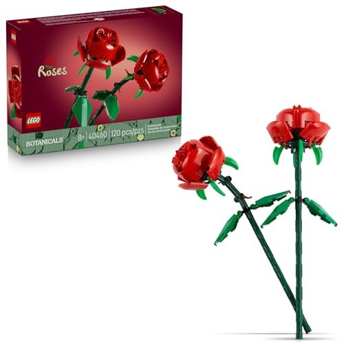 120-Piece LEGO Roses Building Toy (40460)