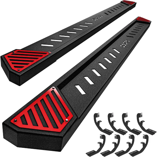 OEDRO Running Boards for 2019-2024 Chevy Silverado/GMC Sierra Crew Cab 6-Inch Drop Down