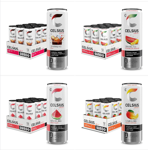 CELSIUS Energy Drinks (Select Flavors) - 12 Pack Deal
