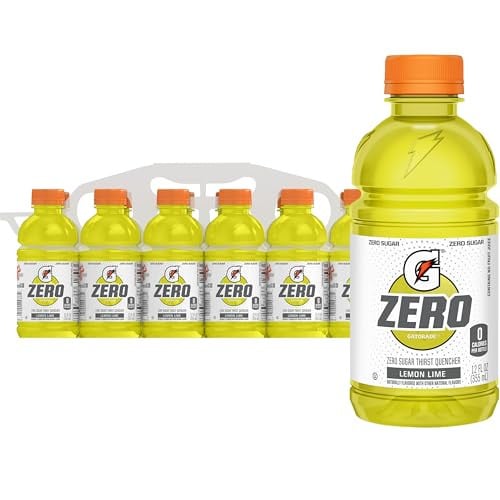 Gatorade G Zero Thirst Quencher Sports Drink (Lemon Lime) 12-Pack 12-Ounce Deal