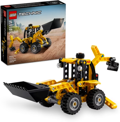 LEGO Technic Backhoe Loader Construction Toy 104 piece Deal