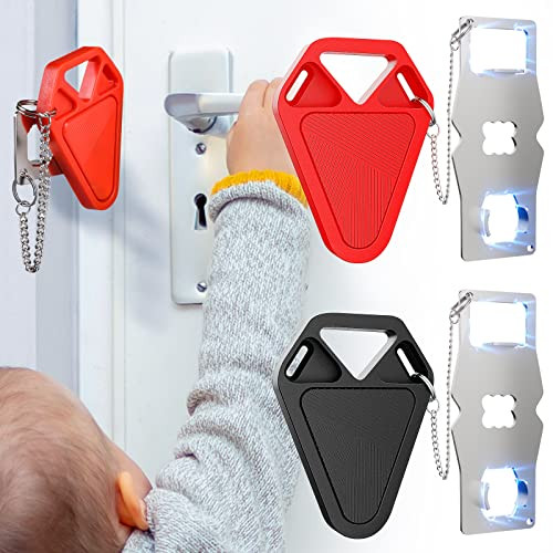 HELEMAN Portable Safety Door Locks for Travel 2-Pack