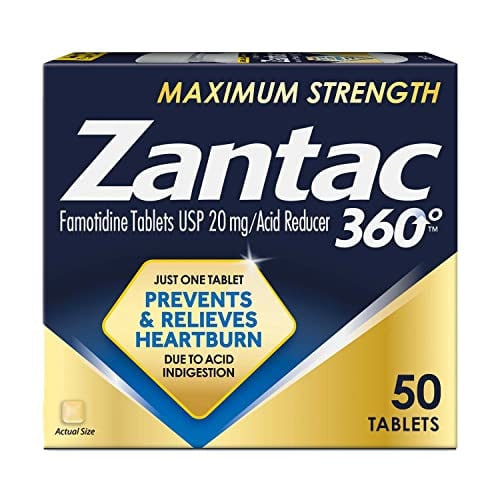 Zantac 360 Maximum Strength Tablets, 50 Count Deal