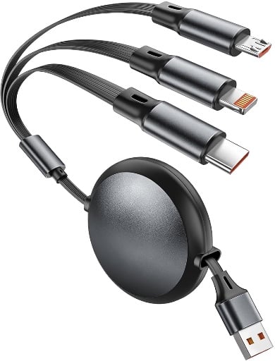 Retractable Multi Charging Cable