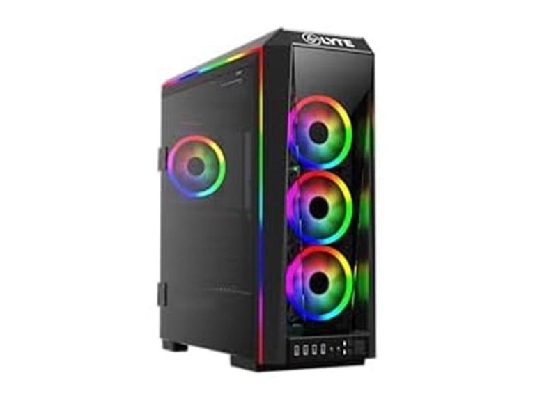 GAMDIAS TALOS P1A E-ATX Mid-Tower Gaming Case with 3 ARGB Fans and Tempered Glass Panel Deal