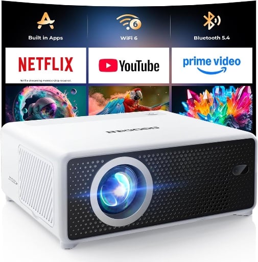 GOODEE Mini Projector with WiFi and Bluetooth 1080P HD Deal
