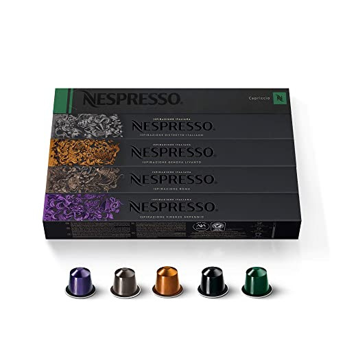 5-Pack 10-Count Nespresso Original Line Ispirazione Variety Pack Coffee Capsules