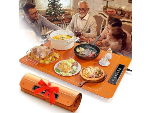 Food Warming Mat, Orange