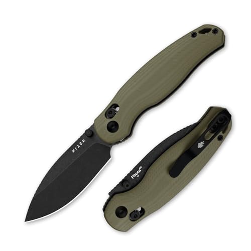 Kizer Phoca CD Pocket Knife 2.95" Drop Point D2 Blade