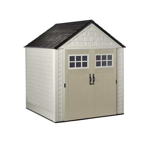 Rubbermaid Resin Outdoor Storage Shed w/ Floor 7' x 7' Deal