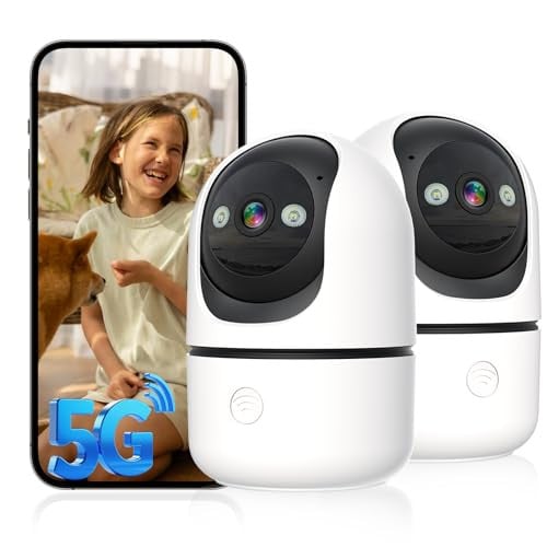 2-Pack Indoor Security Camera 5G&2.4G WiFi Deal