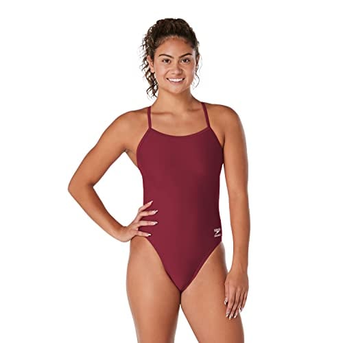 Speedo Women's Endurance The One Solid Team Colors One Piece Swimsuit Deal