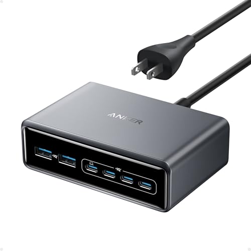 Anker Prime Charging Station 200W 6-Port GaN Desktop Charger